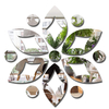 Espelho Decorativo Mandala Lírio Médio - comprar online