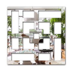 Espelho Decorativo Quadrado Vazado Médio 33 Cm X 33 Cm - comprar online