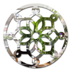 Imagem do Espelho Decorativo Mandala Círculos de Pontas 33 Cm X 33 Cm