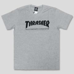 Camiseta Thrasher Skate Mag Cinza Mescla