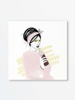 Woman drink coke