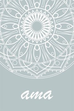 MANDALA RÍE // AMA // VIVE GRIS en internet