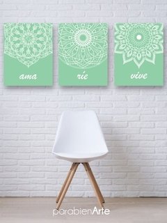 Mandala Acqua AMA // RÍE // VIVE