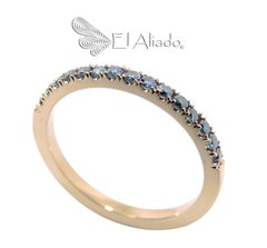 1228. Argolla de matrimonio en oro rosado 18k. - comprar online