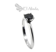 1232. Anillo de compromiso en oro blanco 18k. - comprar online