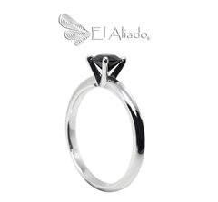 1232. Anillo de compromiso en oro blanco 18k.