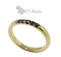 1330. Argolla de matrimonio en oro amarillo 18k. - comprar online