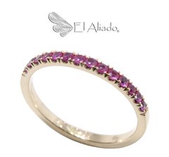 1342. Argolla de matrimonio en oro rosado 18k. - comprar online