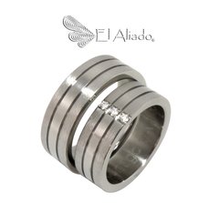 1347. Argollas de matrimonio en Titanio. - comprar online