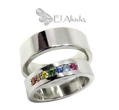 1352. Argollas de matrimonio en Titanio. - comprar online