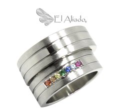 1353. Argollas de matrimonio en Titanio.