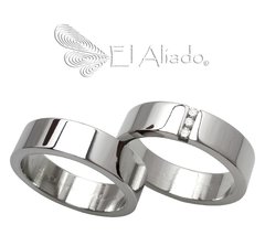 667. Argollas de matrimonio en Acero.