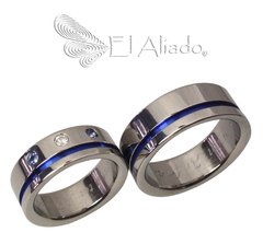 698. Argollas de matrimonio en Titanio.