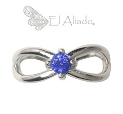 754. Anillo "Infinito Espejo" en Plata 925.