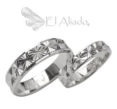 786. Argollas de matrimonio en Plata 925
