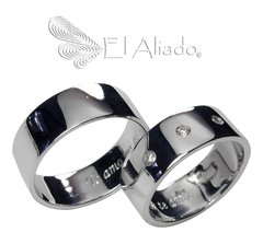 797. Argollas en Plata 925 lisas.