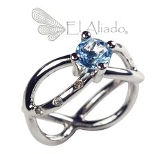 882. Anillo "Doble Infinito" en Plata. - comprar online