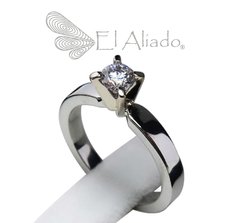 892. Anillo de compromiso en Acero. - comprar online