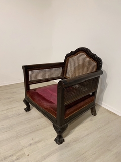 Antiguo sillón chippendale un cuerpo - comprar online