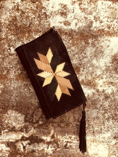 Clutch Patchwork  negro  - comprar online