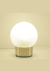 Bochita mesa S Oro mate 1 Luz Apto LED - comprar online