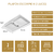 Plafon Escorpio II de 2 luces con vidrio plano satinado - Apto LED - comprar online