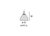 Colgante Loft color de 1 Luz Apto LED - Luminico Barracas