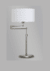 Lámpara de mesa Slim 1 luz articulada apto LED