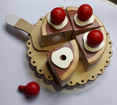 Torta de chocolate para jugar y cortar en internet