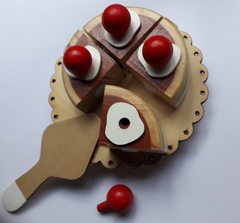 Torta de chocolate para jugar y cortar - Pura Imaginación