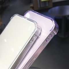 Capa de silicone transparente para iPhone 12 11 13 Pro MaCandy Color Trax 7 8 Plus X XR XS Max 7 SE 2020 Modo Câmera Proteção
