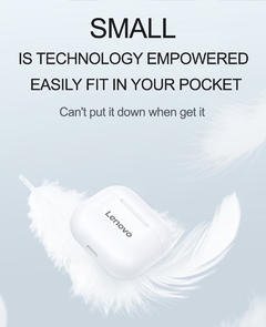 Imagem do Lenovo-novo fone de ouvido sem fio lp40 tws original, bluetooth 5.0, redução de ruído, som estéreo, controle de toque, bateria de 300mah