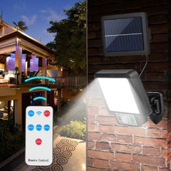 Lampada Solar LED/ A prova d'agua / Sensor de Movimento/ 56 LED/ 72 COB - loja online