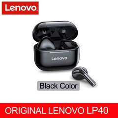 Lenovo-novo fone de ouvido sem fio lp40 tws original, bluetooth 5.0, redução de ruído, som estéreo, controle de toque, bateria de 300mah na internet