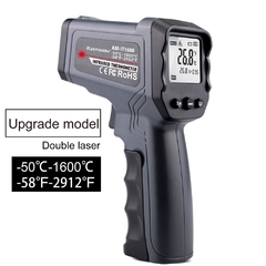 Termômetro infravermelho digital -50 ~ 380/550/750/1100/1300/1600 graus Laser único / duplo termômetro sem contato na internet