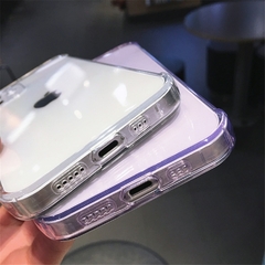Imagem do Capa de silicone transparente para iPhone 12 11 13 Pro MaCandy Color Trax 7 8 Plus X XR XS Max 7 SE 2020 Modo Câmera Proteção