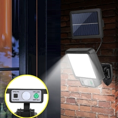 Lampada Solar LED/ A prova d'agua / Sensor de Movimento/ 56 LED/ 72 COB - comprar online