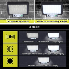 Lampada Solar LED/ A prova d'agua / Sensor de Movimento/ 56 LED/ 72 COB na internet