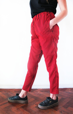 Pantalón rayado - comprar online