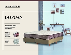 Sommier y Colchón LA CARDEUSE Dofuan 200x200cm RESORTES Pocket - tienda online