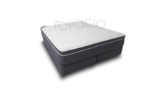 Colchón y Sommier TOPACIO Soften 100x190 RESORTES - comprar online