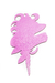 Adorno Pared Madera forma Unicornio x 2 Outlet - comprar online