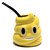 Mate popó emoji amarillo
