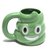 Taza Popó Emoji Verde