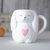 Taza Coneja Claudette Blanco C Rosa - comprar online