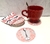 Set x 2 set de 24 individuales y posa 24 posa taza - comprar online