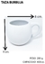 Taza Burbuja Smile Amarillo - comprar online