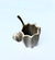 Mate con forma de Cactus (Beige Jaspeado)