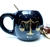 Imagen de Taza Burbuja 12 Signos Negra con Dorado