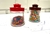1 Set (x 4 unid) Frascos vidrio con tapa Outlet en internet
